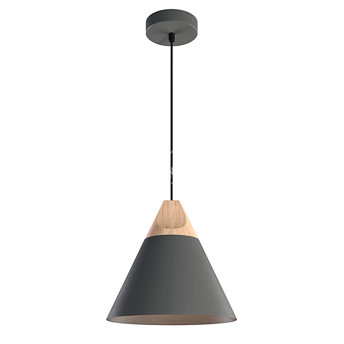 Sleek Pendant Lamp for Modern Interiors 3D model image 1