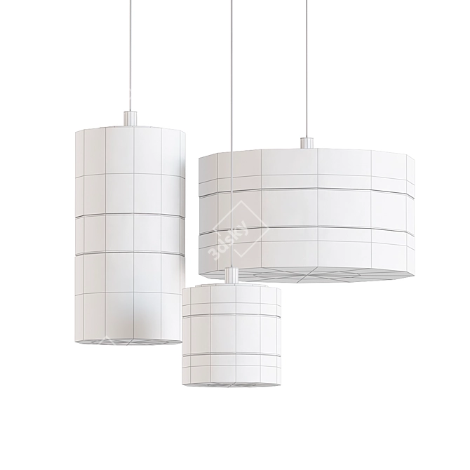 Title: Futura-SP Pendant Light 3D model image 2