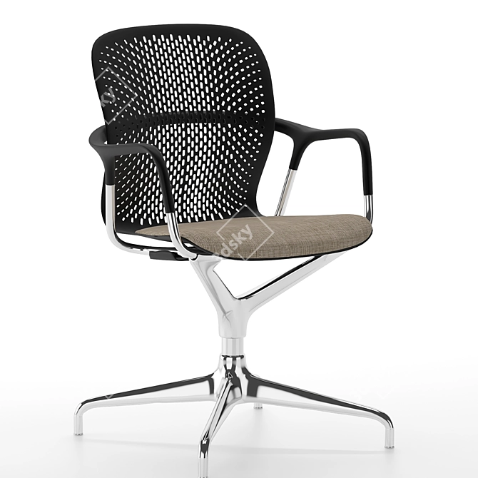 Ergonomic Keyn Chair: Modern Design & Comfort 3D model image 1