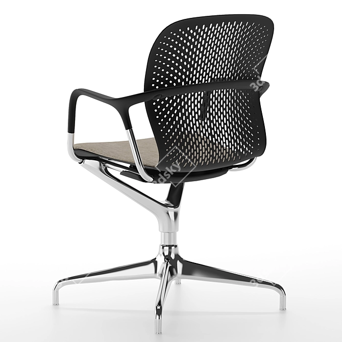 Ergonomic Keyn Chair: Modern Design & Comfort 3D model image 2