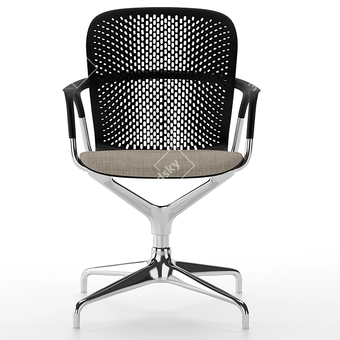 Ergonomic Keyn Chair: Modern Design & Comfort 3D model image 3