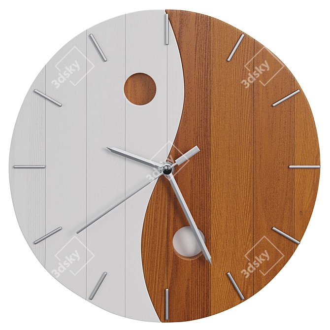 Elegant Timepiece: Paladim Wall Clock 3D model image 4