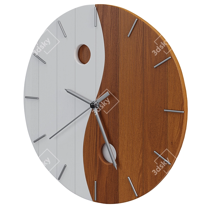 Elegant Timepiece: Paladim Wall Clock 3D model image 5