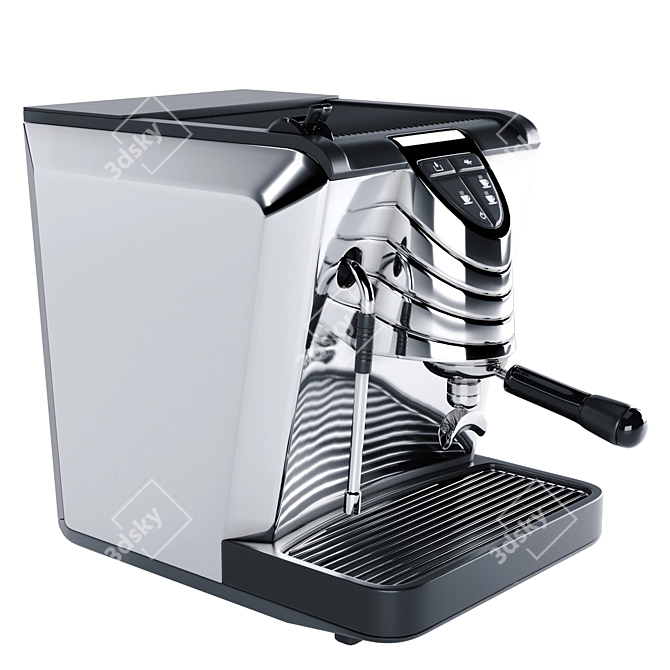 Nuova Simonelli Oscar II: The Ultimate Black Coffee Machine 3D model image 2