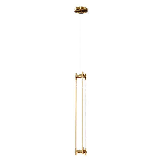 Modern Shoot Pendant Lamp 3D model image 3