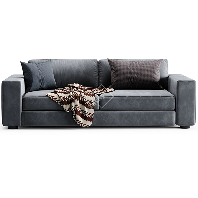 Modern Urban 2-Seat Sofa 3D model image 4