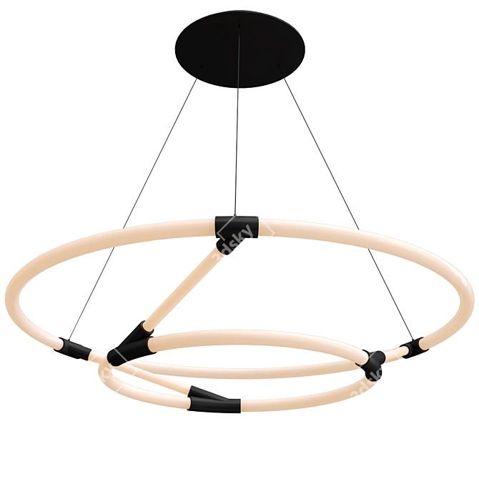 Illuminating Chicago Loop Chandelier 3D model image 1