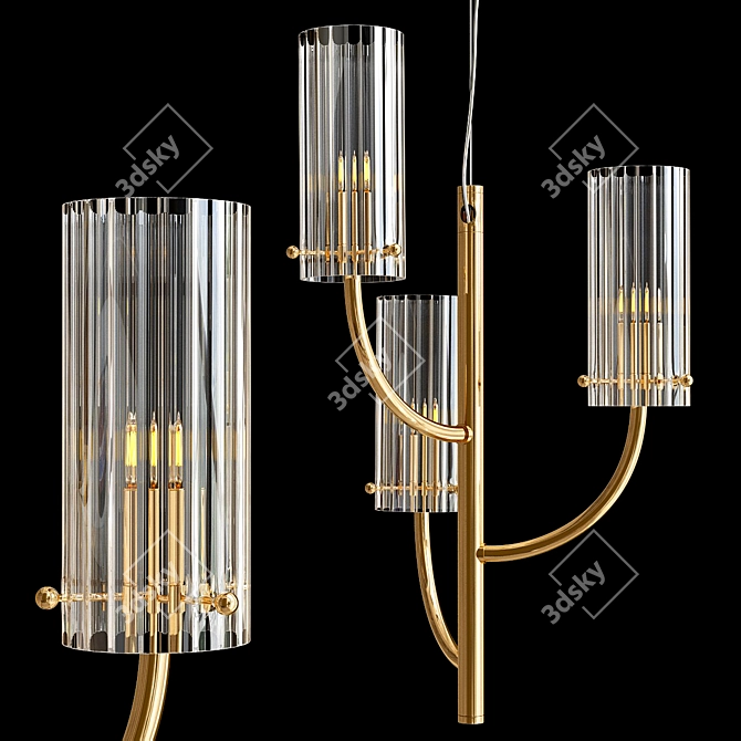 Sleek Arco Light Collection: Modern, Elegant, and Versatile 3D model image 2