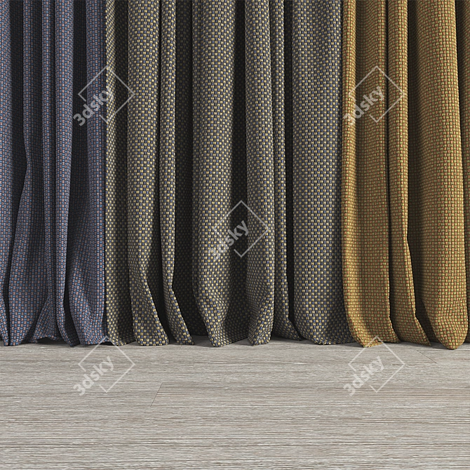 Fidivi Class Upholstery Fabric for Stunning Curtains 3D model image 2