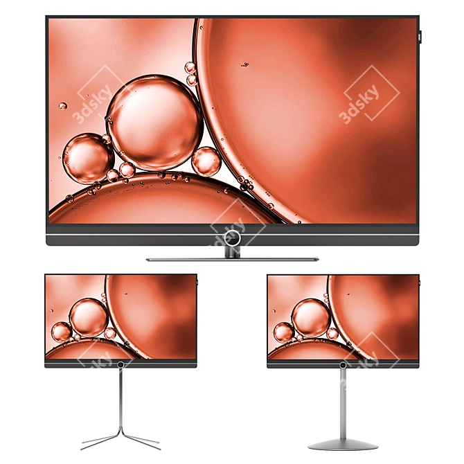 Timeless Elegance: Loewe bild 2.43 Ultra HD TV 3D model image 1