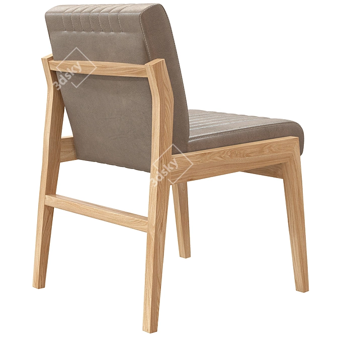 Elegant Alice Dining Chair 3D model image 3