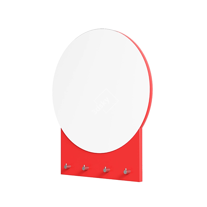 Modern Mirror Hanger Set 3D model image 3