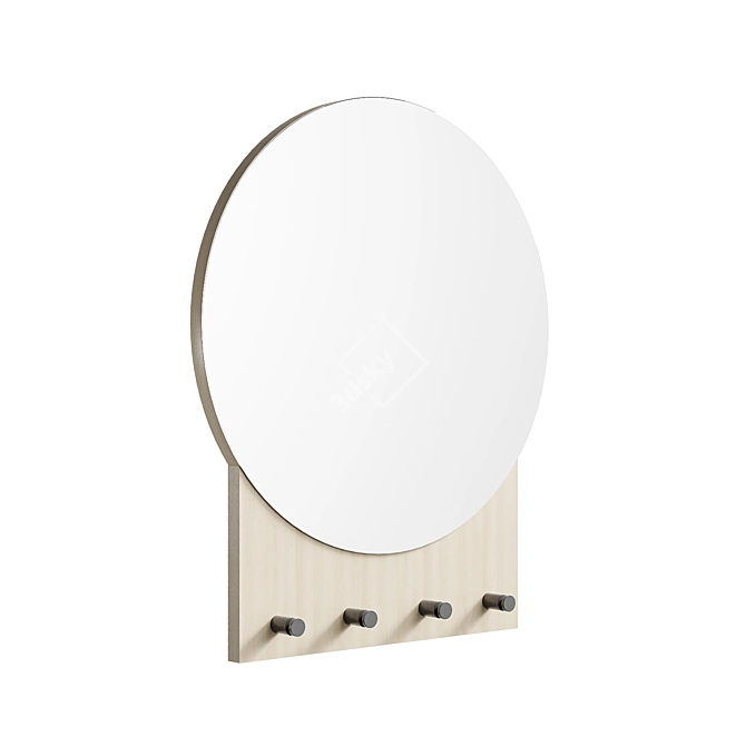 Modern Mirror Hanger Set 3D model image 5