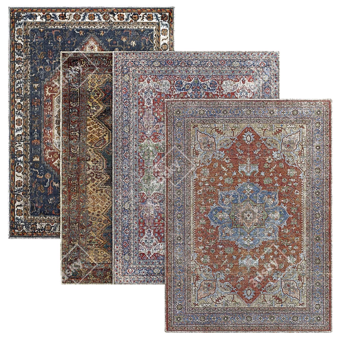 Elegant Classic Rug - 3D Model 3D model image 1