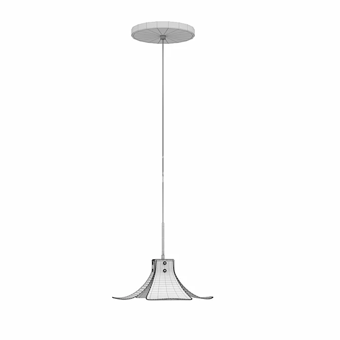 Elegant FLEUR B Design Lamp 3D model image 2