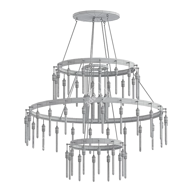 Romatti AXIS Pendant Light 3D model image 2