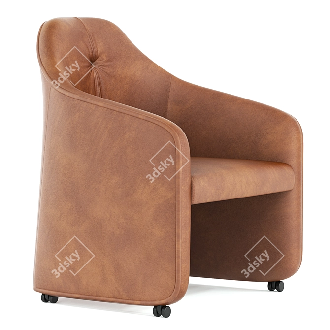 Elegant DS 279 Armchair 3D model image 3