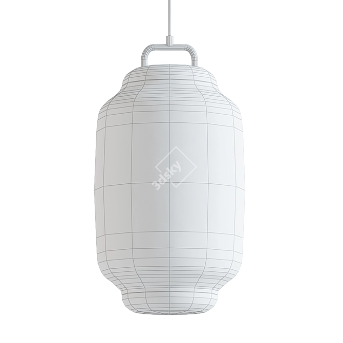 Modern V-Ray Pendant Light 3D model image 2