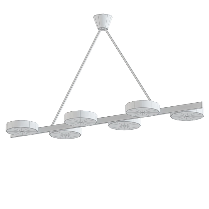 Elegant Dexter Chandelier: Modern Lighting for Chic Interiors 3D model image 2