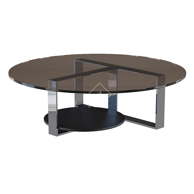 Minotti Bresson Coffee Table - Unique and Versatile 3D model image 2