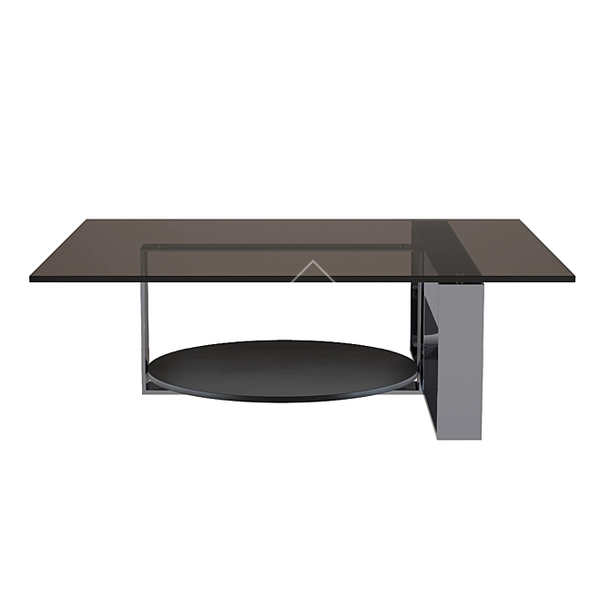 Minotti Bresson Coffee Table - Unique and Versatile 3D model image 3