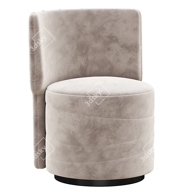 Modern Puf Armchair: Stylish Comfort for Every Space 3D model image 1