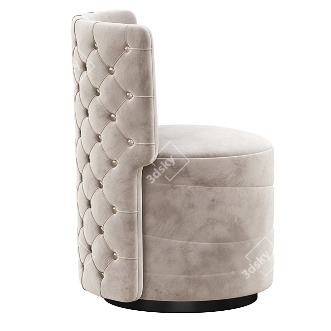 Modern Puf Armchair: Stylish Comfort for Every Space 3D model image 4