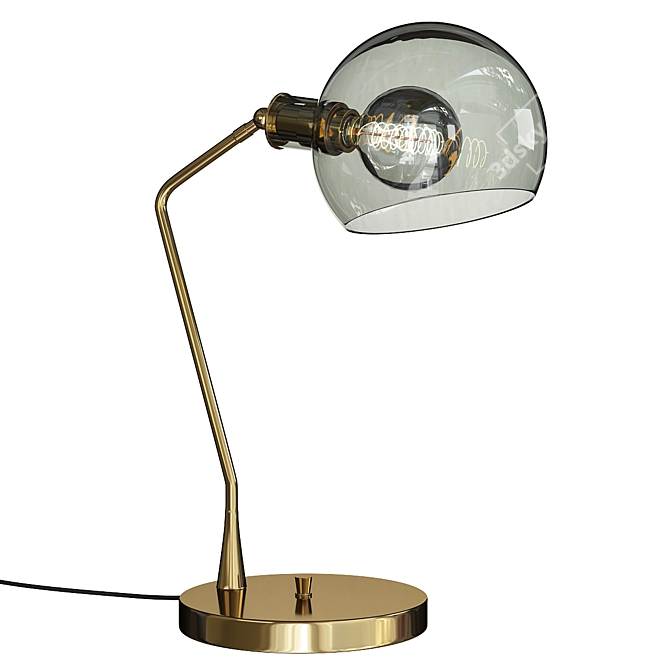 Edendale Task Lamp: Vintage-inspired Design to Illuminate Your Space 3D model image 1
