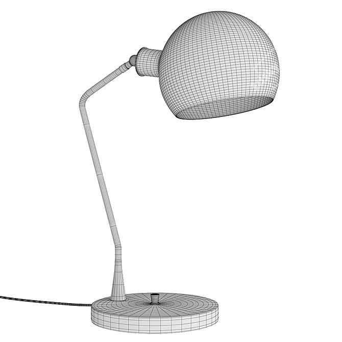 Edendale Task Lamp: Vintage-inspired Design to Illuminate Your Space 3D model image 2
