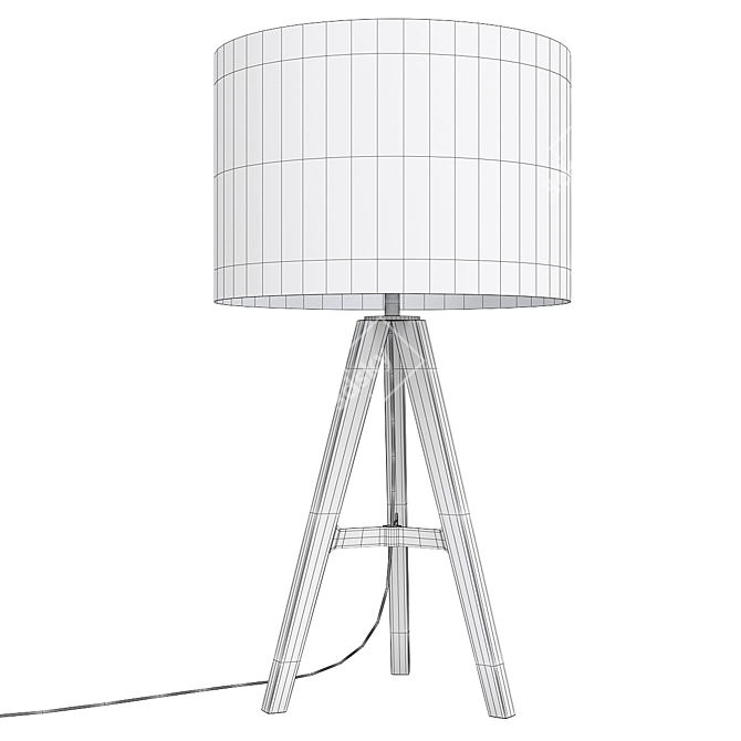 Elegant Martus Table Lamp 3D model image 2