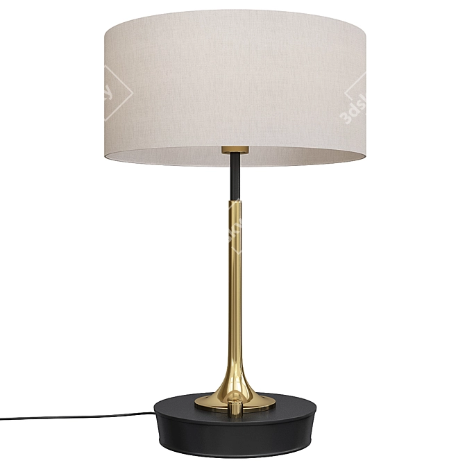 Sleek Pepin Table Lamp: Modern Elegance for Any Space 3D model image 1