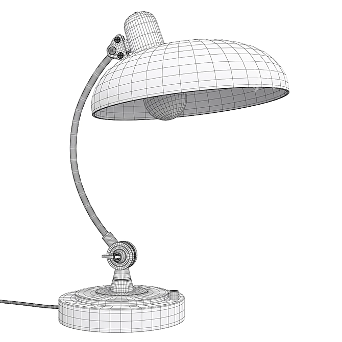 Sleek Silver Bruno Table Lamp 3D model image 2