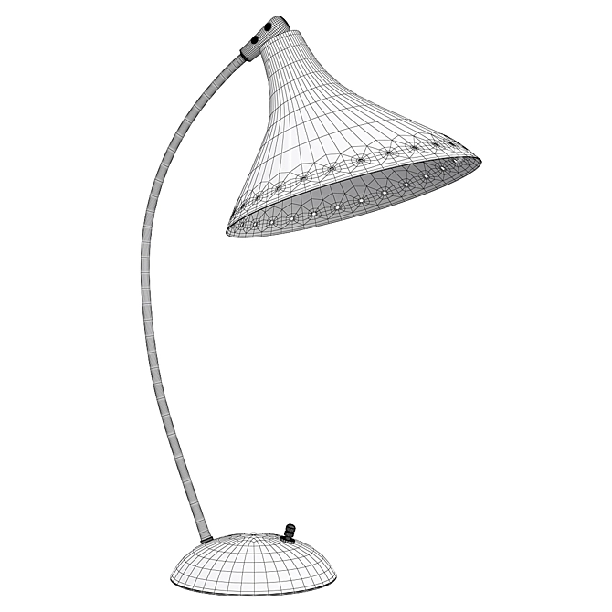 Sleek Lynwood Desk Light 3D model image 2