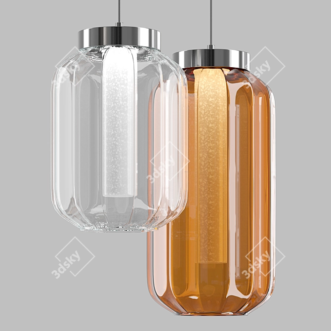 Reflex Glass Lantern | Hanging Lamp 3D model image 2