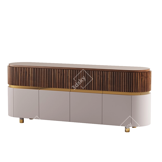 Berlin-Inspired Sideboard: Dooq Details 3D model image 2