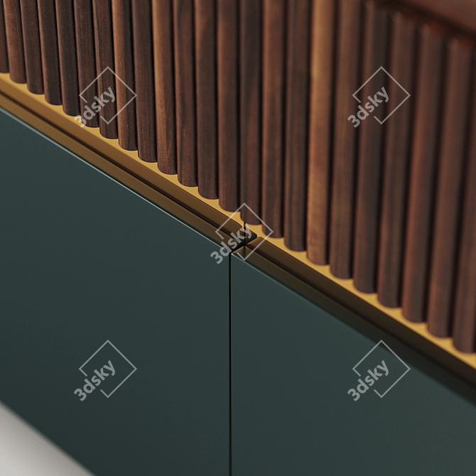 Berlin-Inspired Sideboard: Dooq Details 3D model image 4