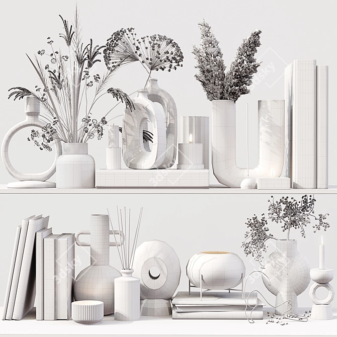 Elegant Decor Set: Detailed & High Quality 3D model image 6