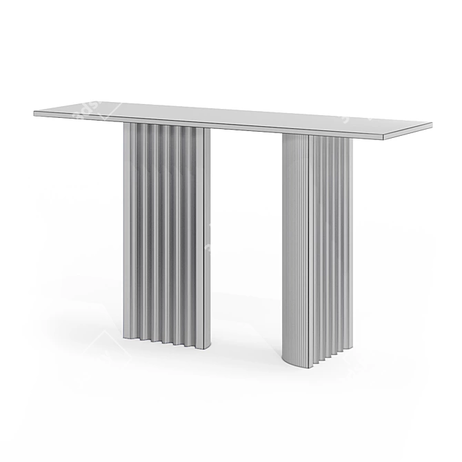 Victoria Wilmotte Zigzag Console 3D model image 4