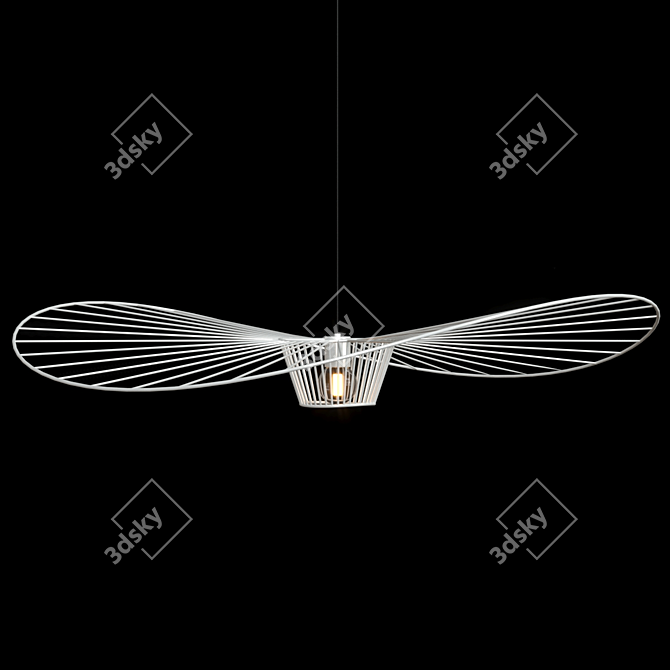 Elegant Vertigo Pendant Light 3D model image 3