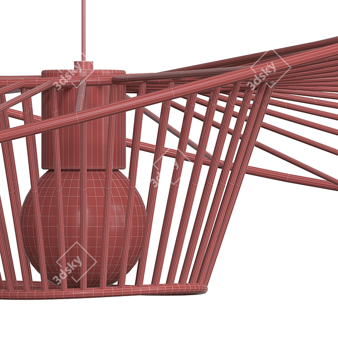 Elegant Vertigo Pendant Light 3D model image 4