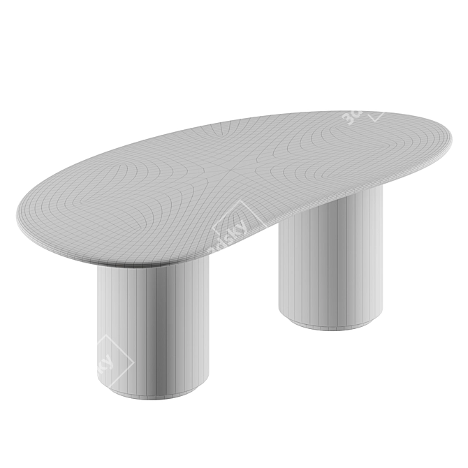 DE CASTELLI BAIA | Modern Dining Table 3D model image 4