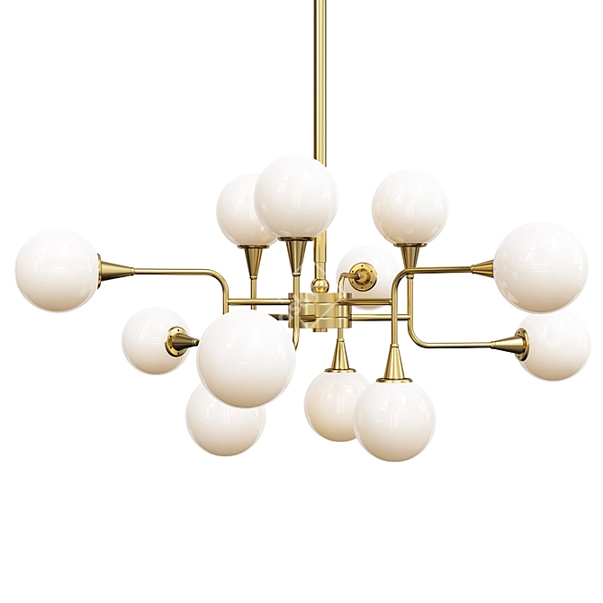 Cosmo L Chandelier: Elegant and Timeless 3D model image 1