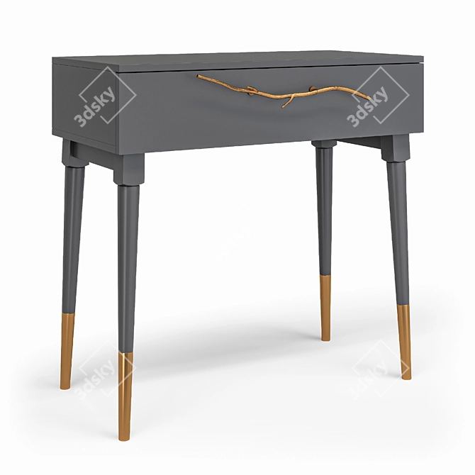 Boho Console Table 3D model image 5