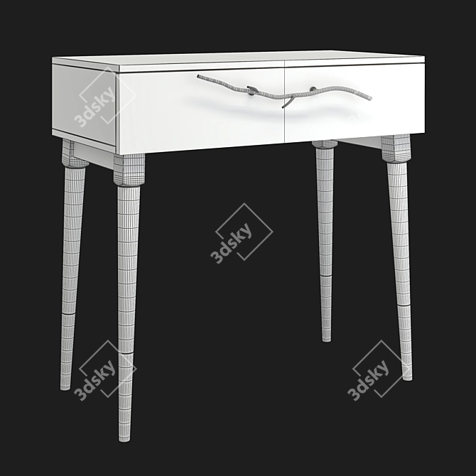 Boho Console Table 3D model image 6