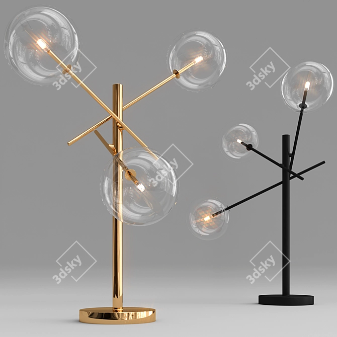 Elegant Radice Bolle Table Lamp 3D model image 2