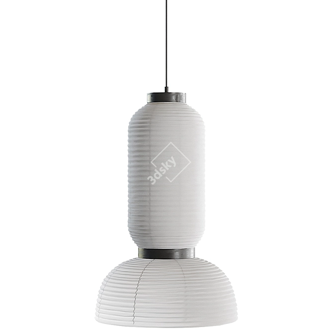 Sleek HOLLY Pendant Light 3D model image 2