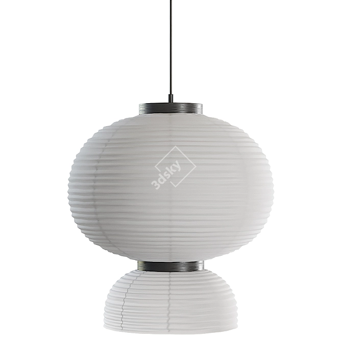 Sleek HOLLY Pendant Light 3D model image 4