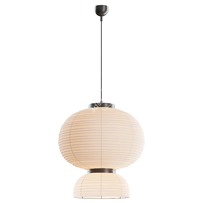 Sleek HOLLY Pendant Light 3D model image 5