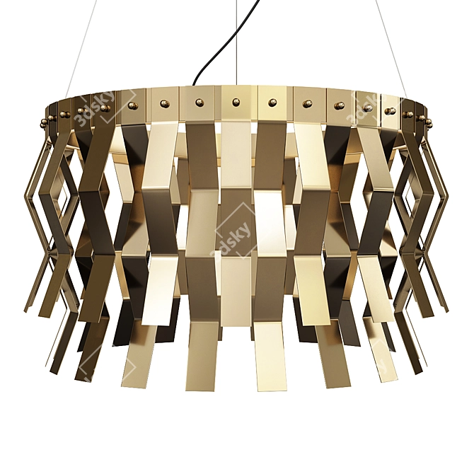 Elegant Veronica Chandelier 3D model image 1