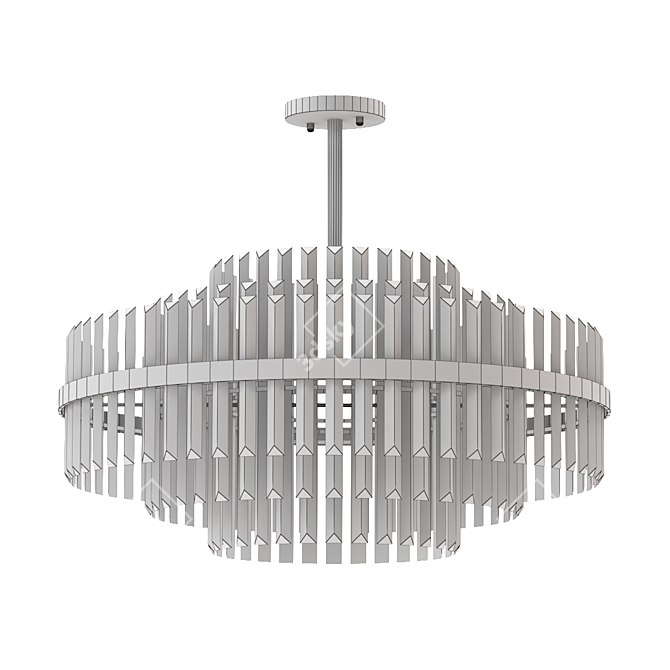 Radiant Beauty Chandelier: SQUILLO by Romatti 3D model image 2